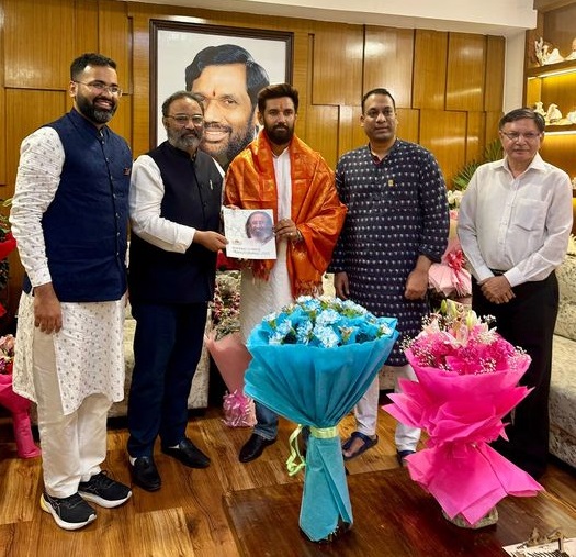 Shri Prasana Prabhu met with Shri Chirag Paswan, the Minister